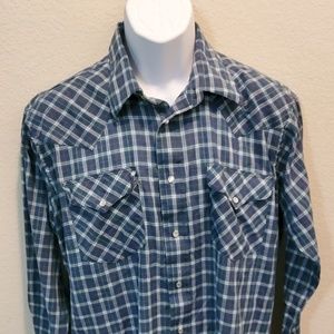 VTG Ruddock western pearl snap shirt MADE IN USA